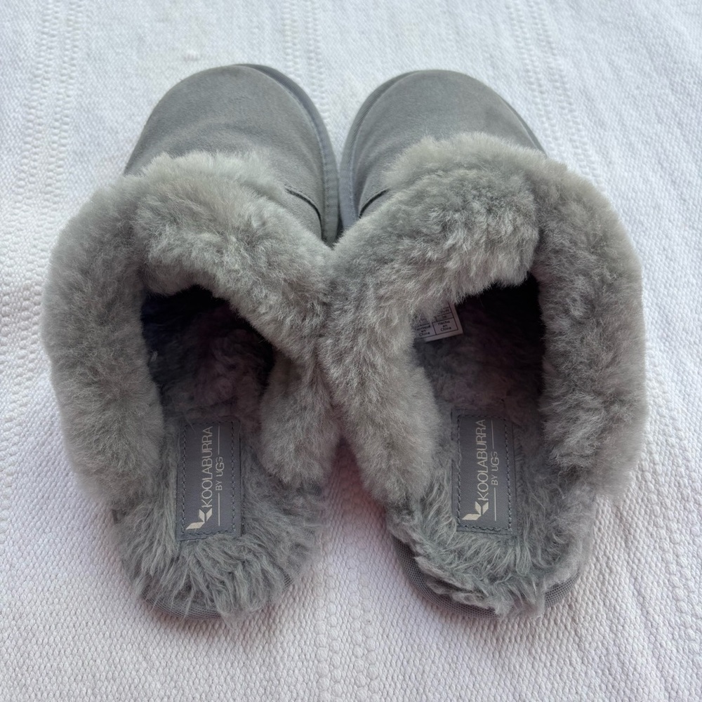 Koolaburra by UGG Milo Women's Slipper in a gray color  size womens 9 - Picture 3 of 8
